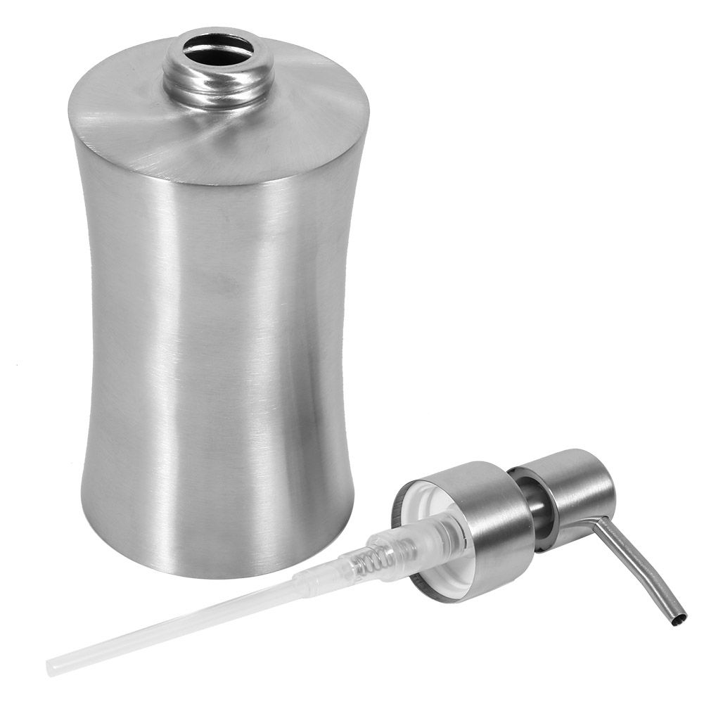 304 Stainless Steel Bathroom Shower Pump Lotion Dispenser Liquid Bottle (400ml) — image 3