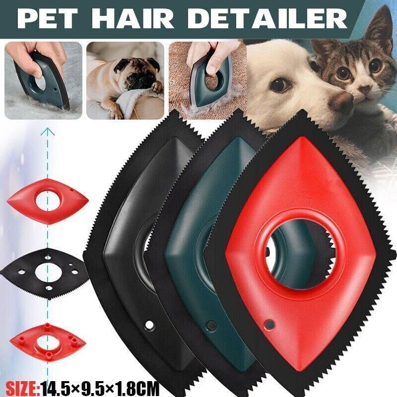 Dog Pet Hair Remover Brush Reusable Fur Cat Lint Cleaning Brush Removal Roller - Green — image 2