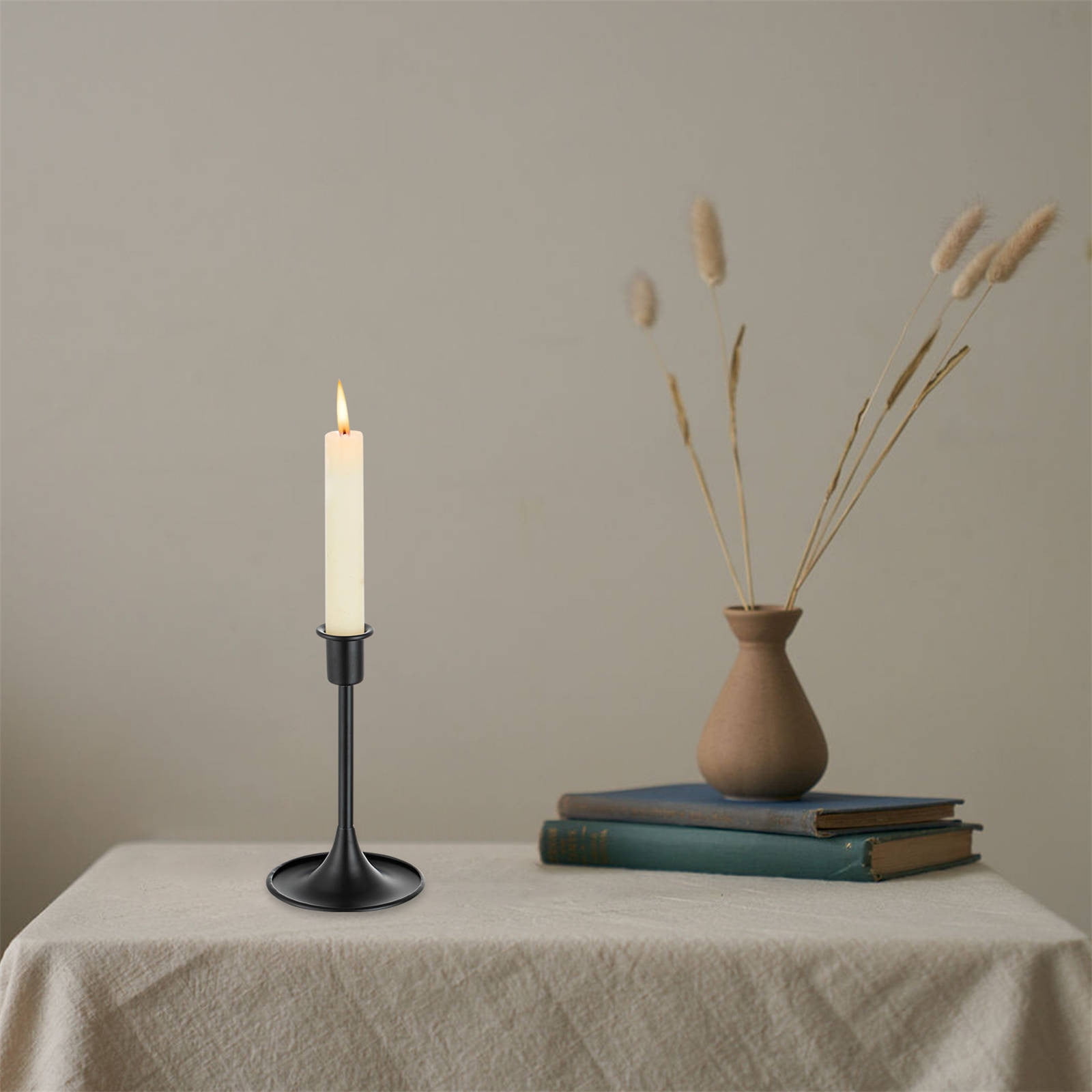 Candlestick, European Style Candle Holder Ornaments, Candlestick Holders Taper Candle Holders Stick Candle Holder for Table Centerpiece Wedding Reception โ image 4