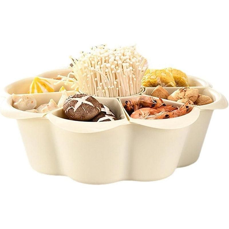 Multifunctional Hot Pot Platter 9 Grid Serving Dish Vegetable Snack Plate Tray โ image 2