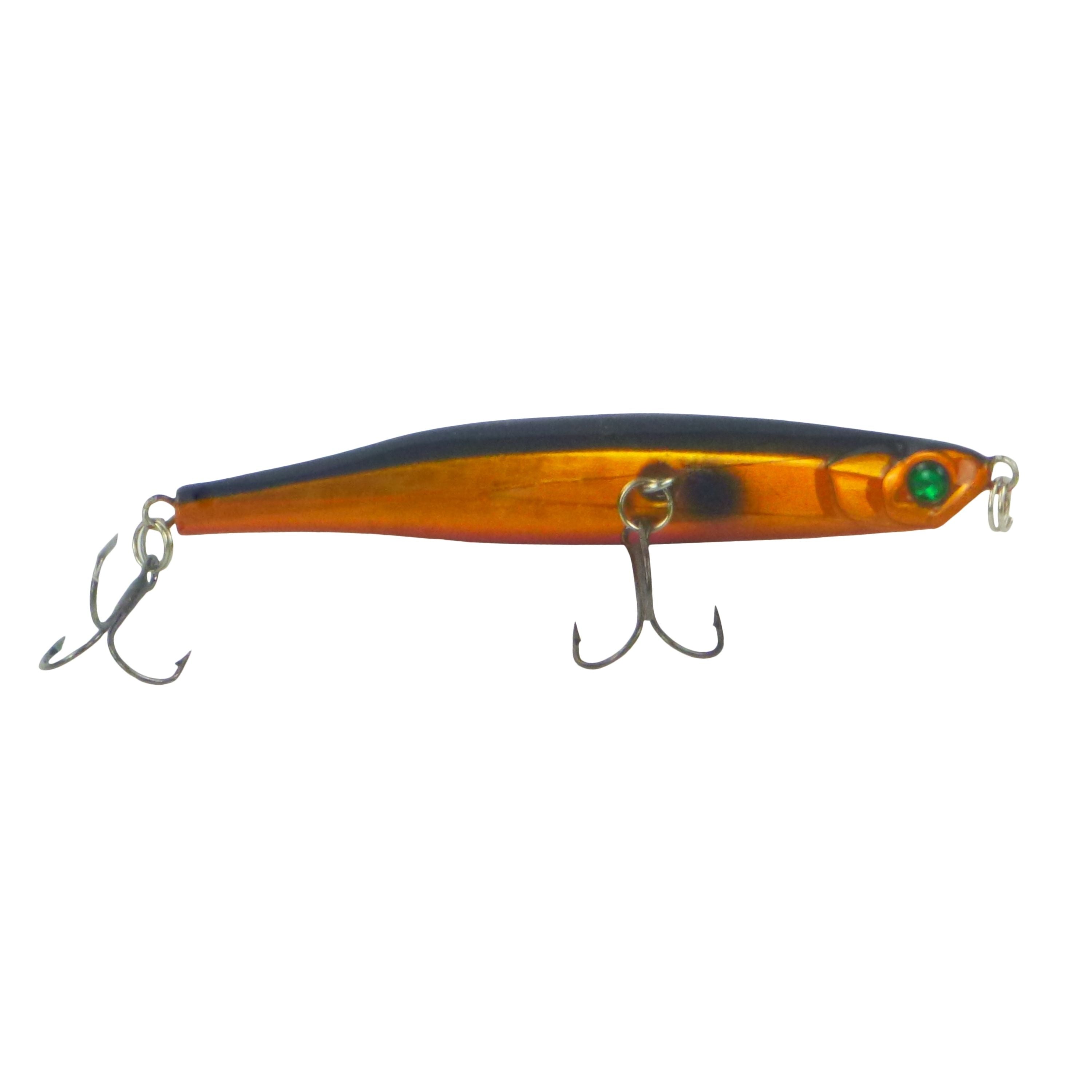 Toppu Mizzu Sidewinder Bent Minnow, 95mm, Gold Flare โ image 2