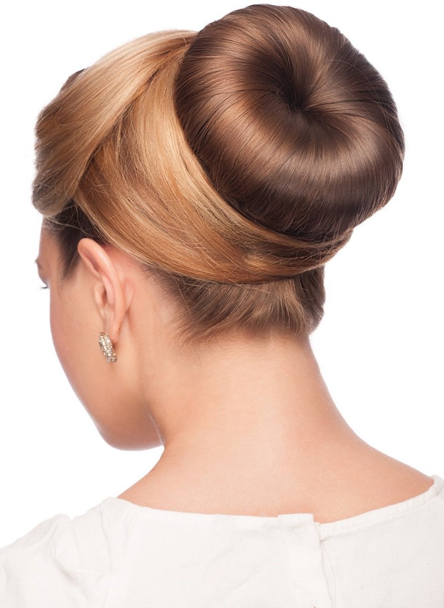 Magic Foam Mushrooms 4-piece – Black, for hairstyles (2 small/2 large) — image 3