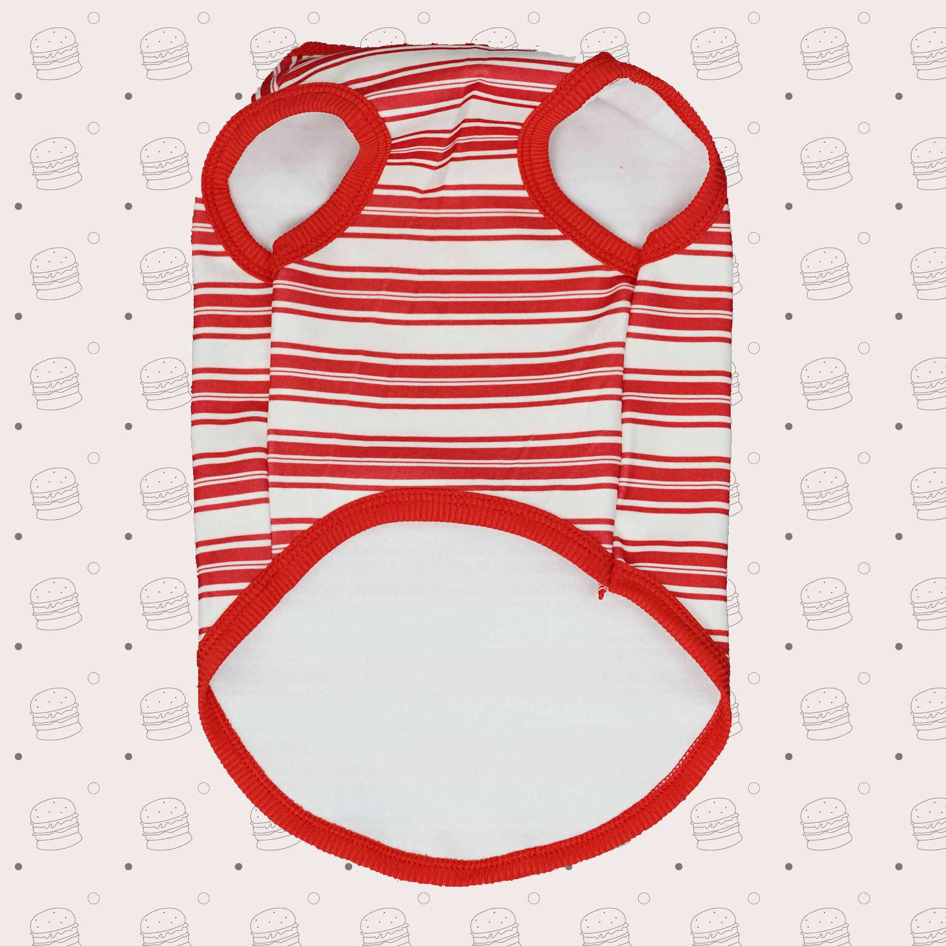 Dog Vest Warm Striped German Velvet Pet Clothes Blue stripes [derong can be worn as a base or outer wear] Xs [recommended 0.5-1.4kg ] — image 4