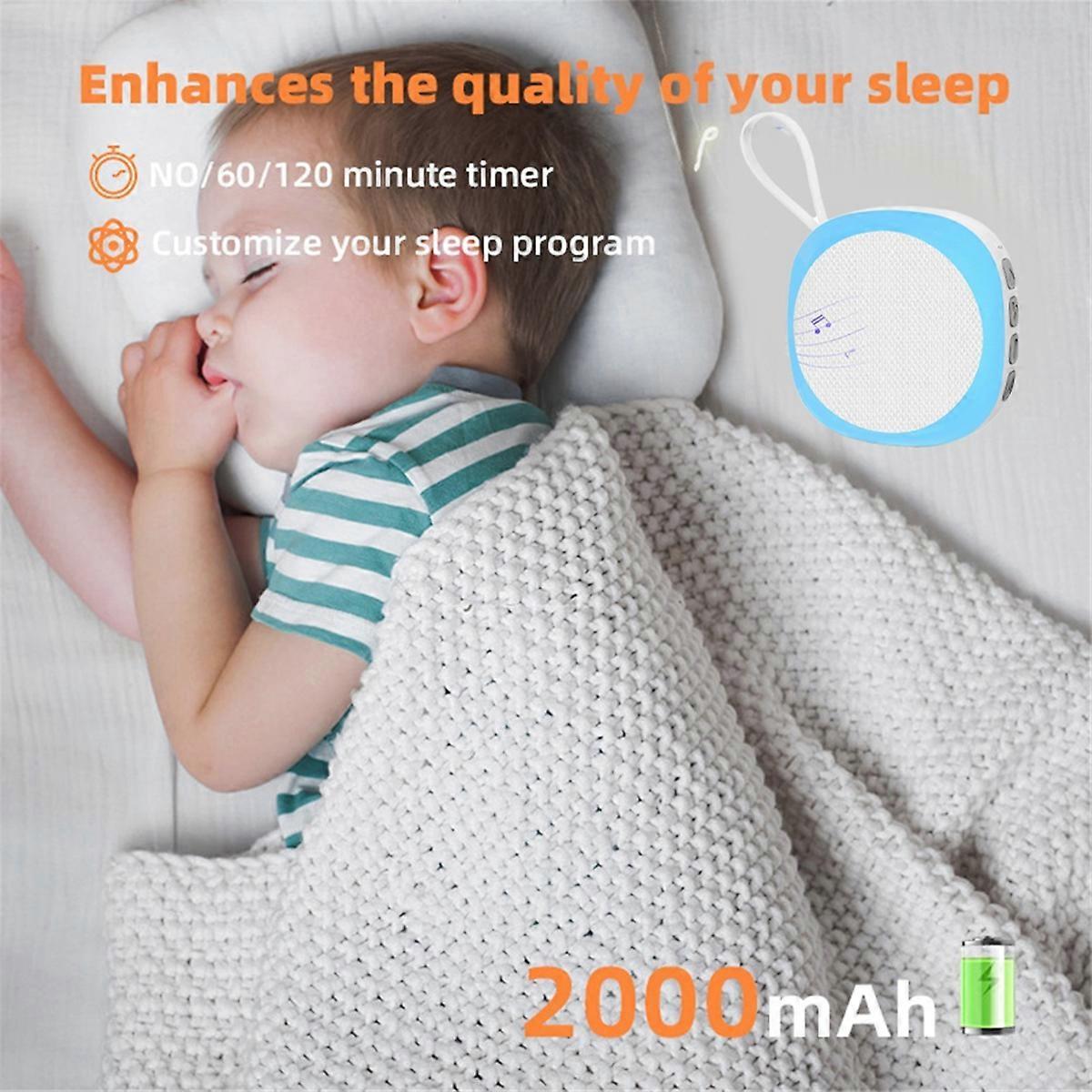 White Noise Machine with 14 Sounds and Night Light White — image 2