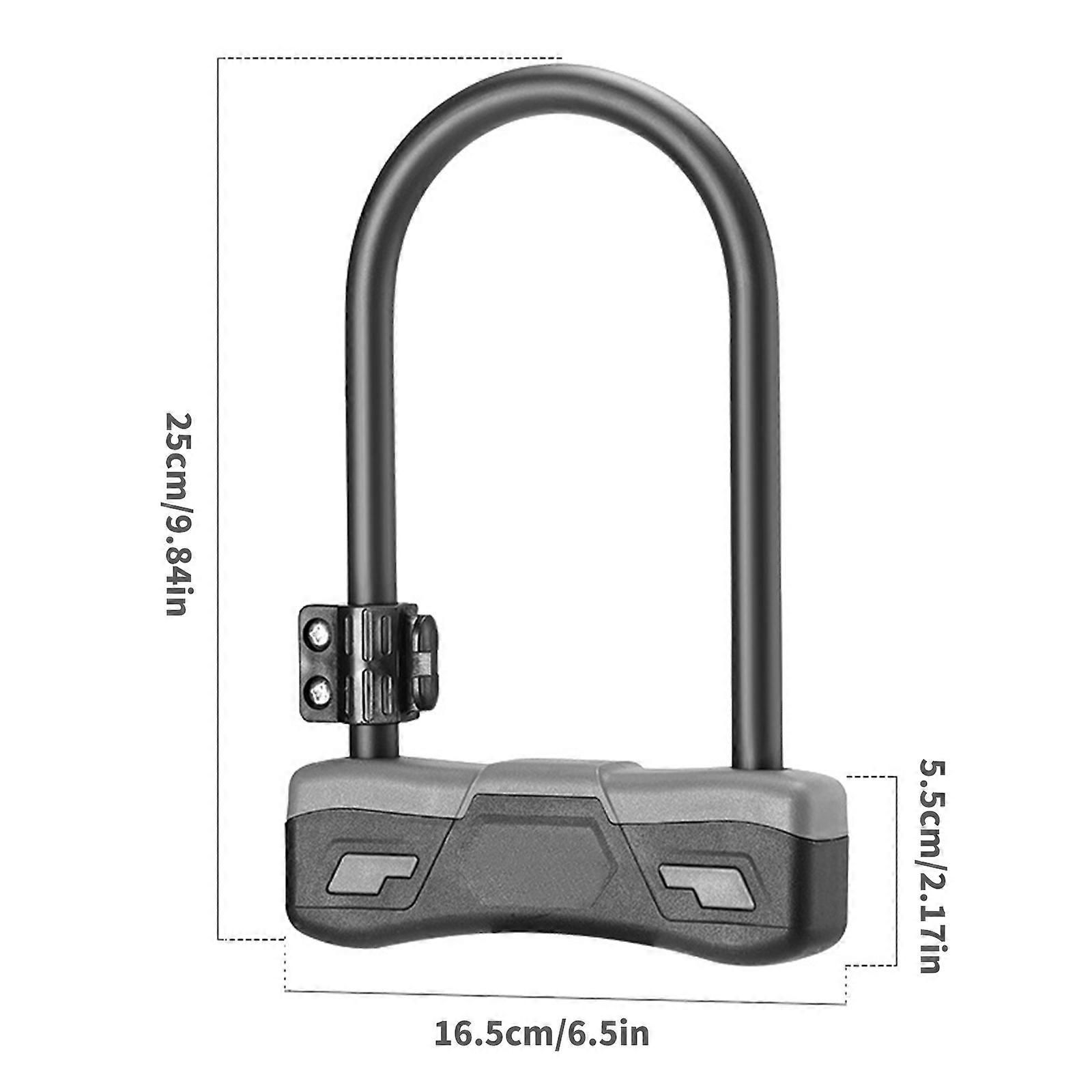Durability Bike Lock Rusts Resistant Bicycles Lock Multifunction Key Lock for Various Cycling Enthusiasts -Orange โ image 3