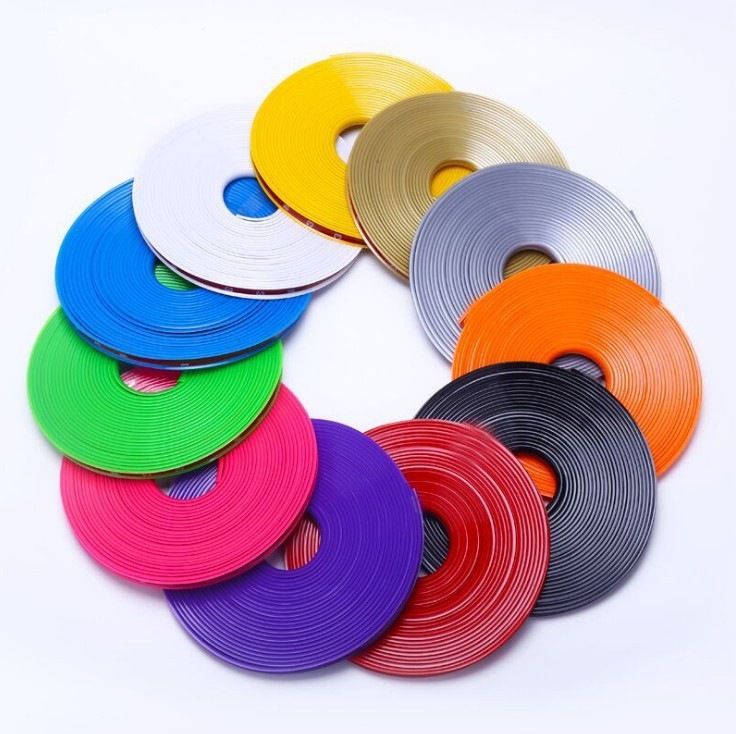 Ning zhi Car Wheel Hub Anti Scratch Strip 8m Black Blue (8.1m volumes) — image 2