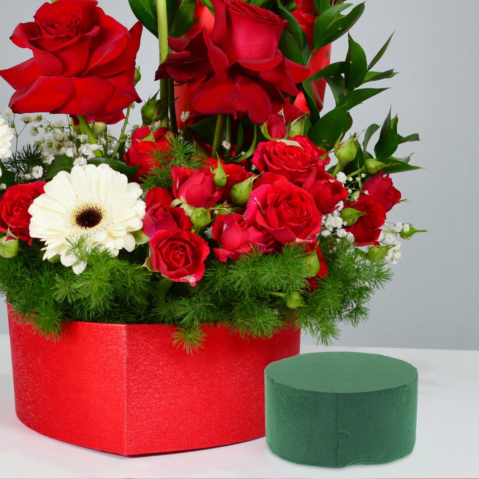 10Pcs Green Foam For Flower Arrangements Absorbent Blocks For Professional Florists — image 4