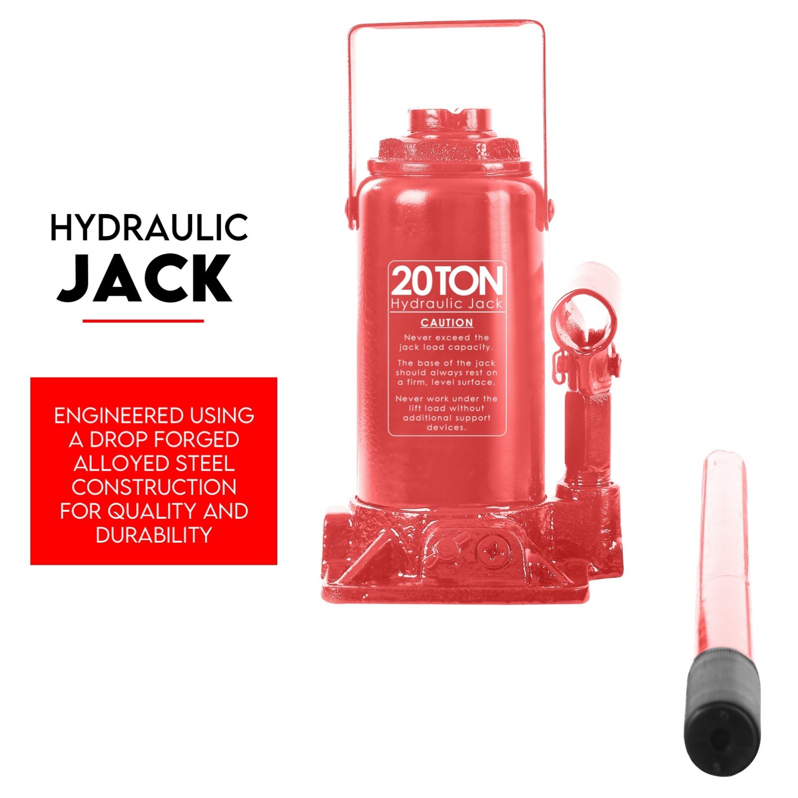 20 Ton Hydraulic Shop Press Workshop Jack Stand Bending Tool — image 4