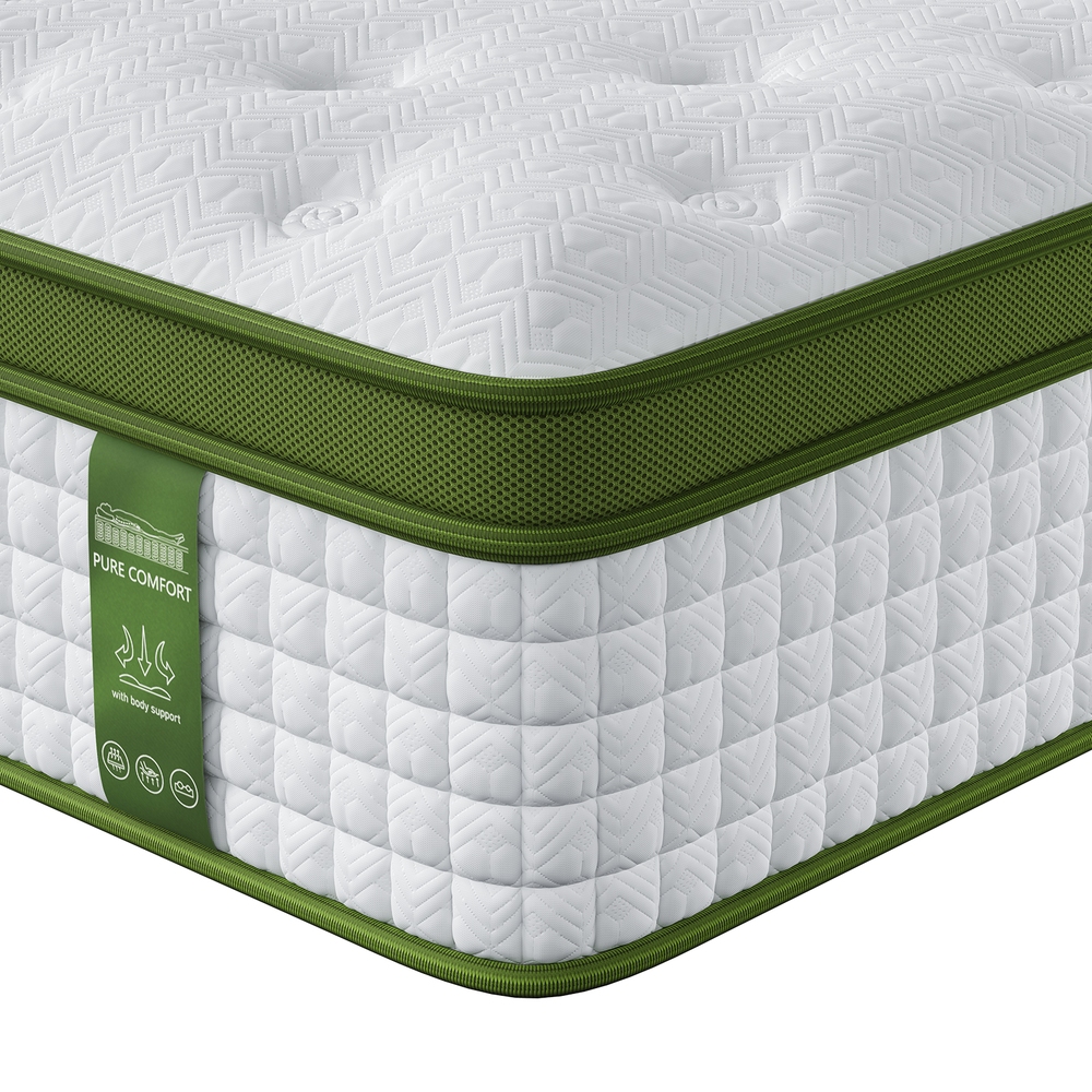 BedStory 34cm Queen Latex Hybrid Mattress Medium Firm - 5 Zone Pocket Spring Bed for Pressure Relief Motion Isolation โ image 3