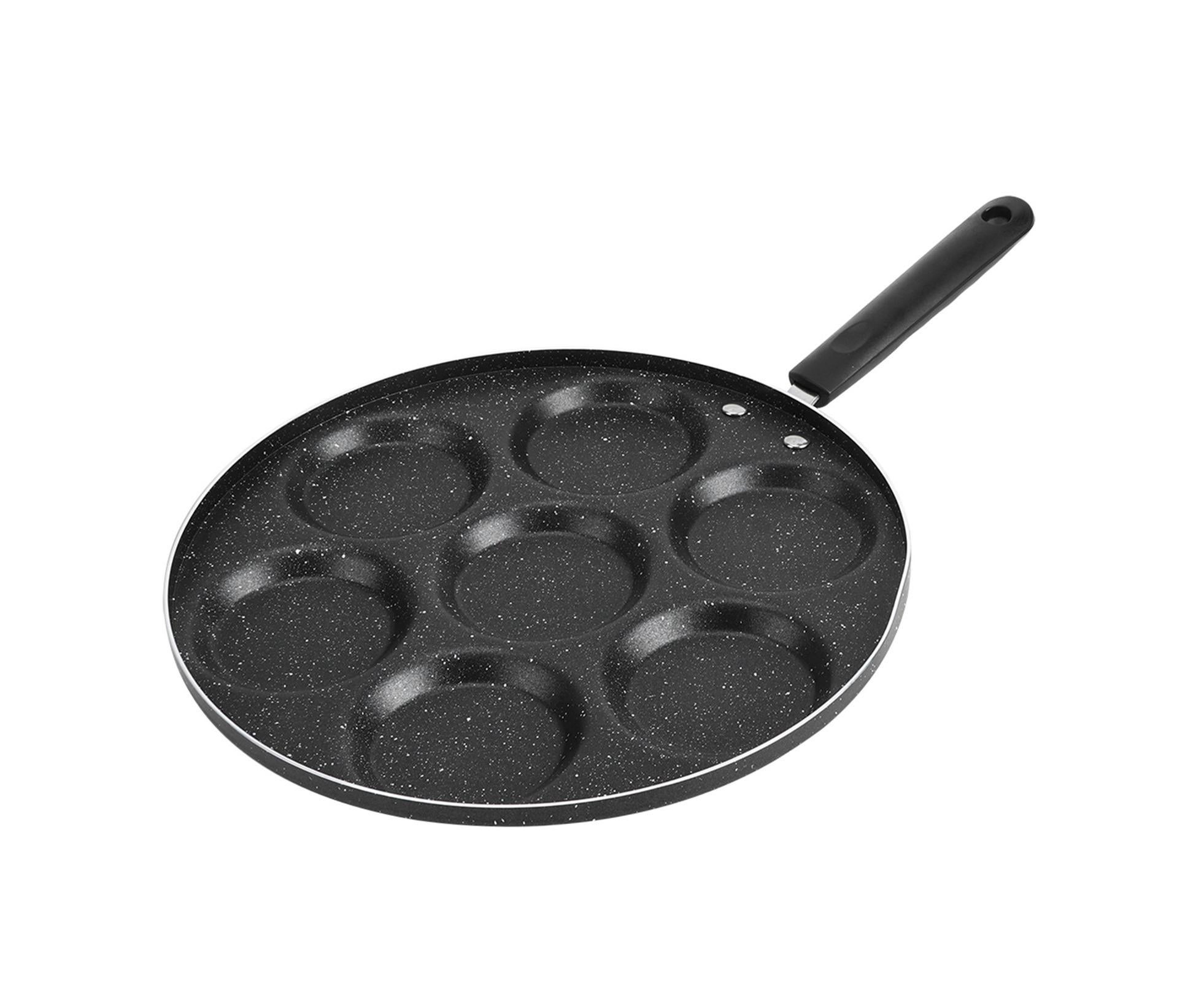 7-Hole Non-Stick Frying Pan, Egg & Burger Mold, Household Cooking Pan — image 5