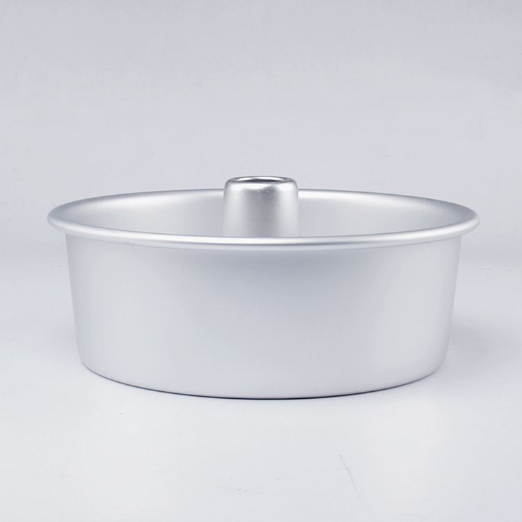 6-inch aluminum circular chiffon cake detachable bottom hollow chimney cake mold DIY baking cake hollow chimney mold — image 5