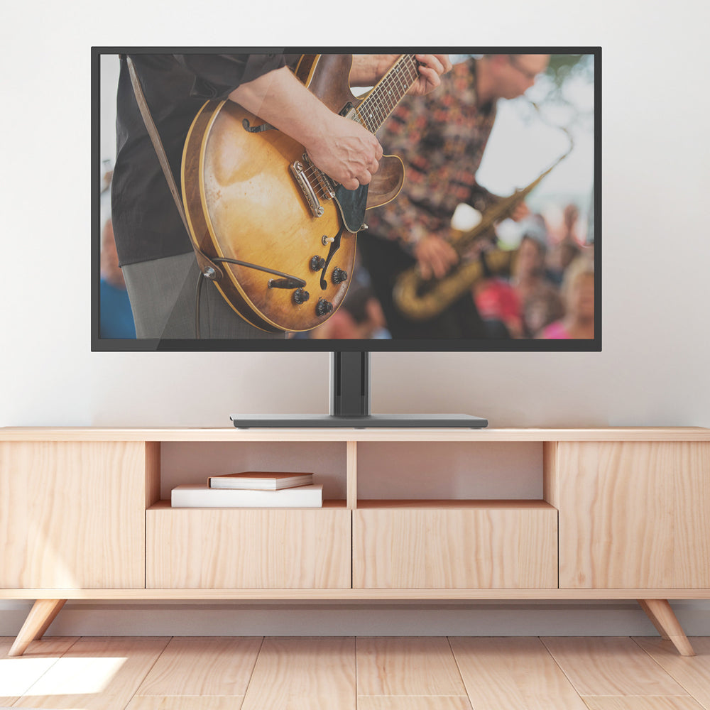 Kanto TTS100 Height Adjustable and Swivelling Tabletop TV Stand for 37" - 75" TVs — image 2