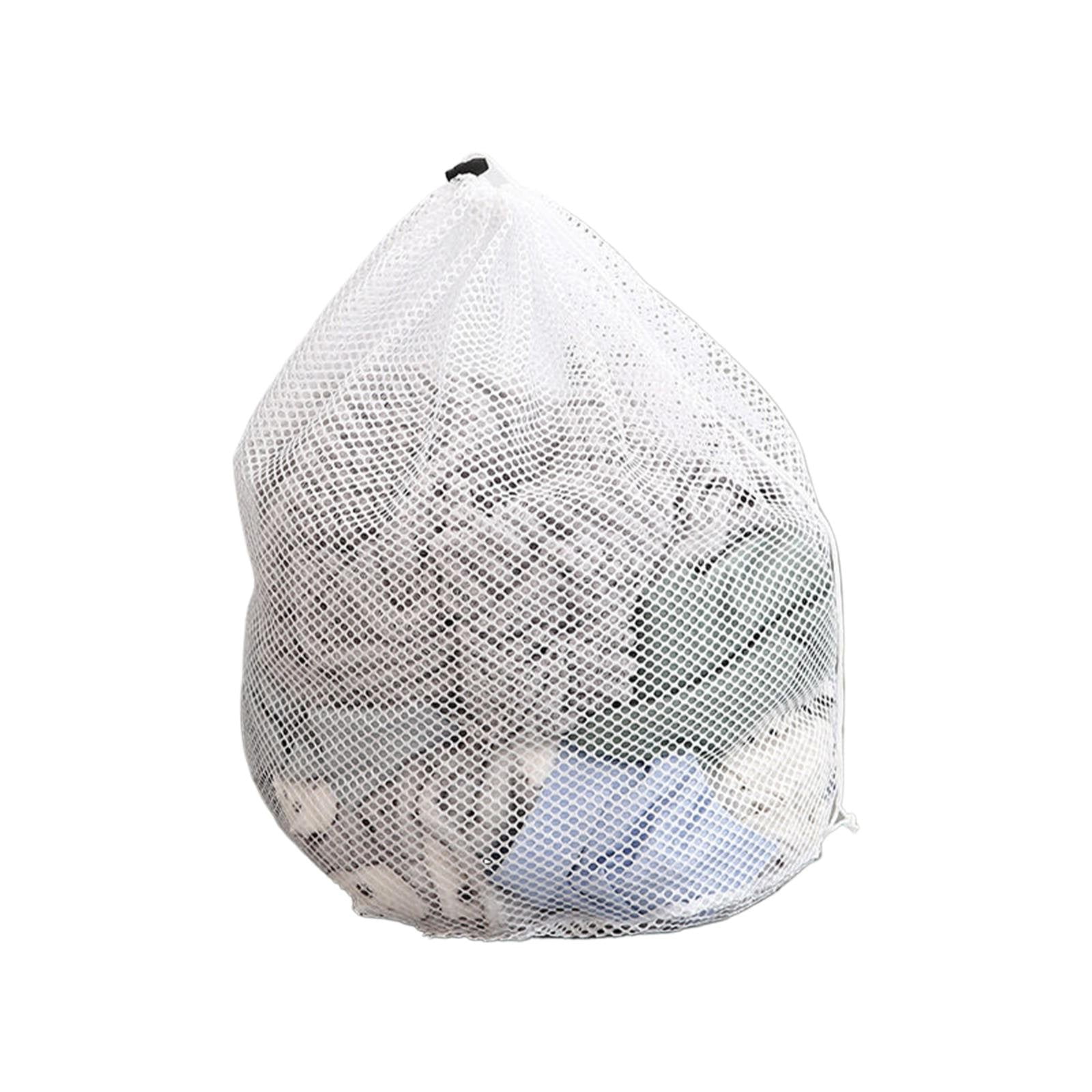 1 Piece Honeycomb Delicates Laundry Bag, Zippered Mesh Wash Bag for Cotton Clothes, Sheets and Shoes, 49.8 × 59.9 cm