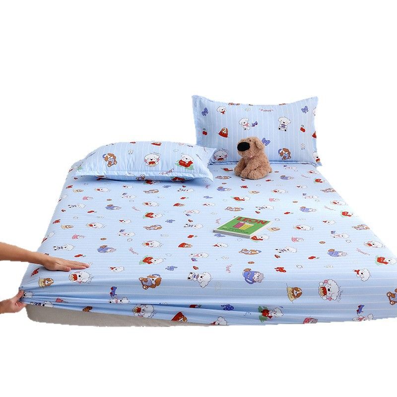 Yuan sheng Home Textiles Fitted Sheet Pure Cotton. Cartoon white bear 90cm/200cm thin mattress model โ image 5
