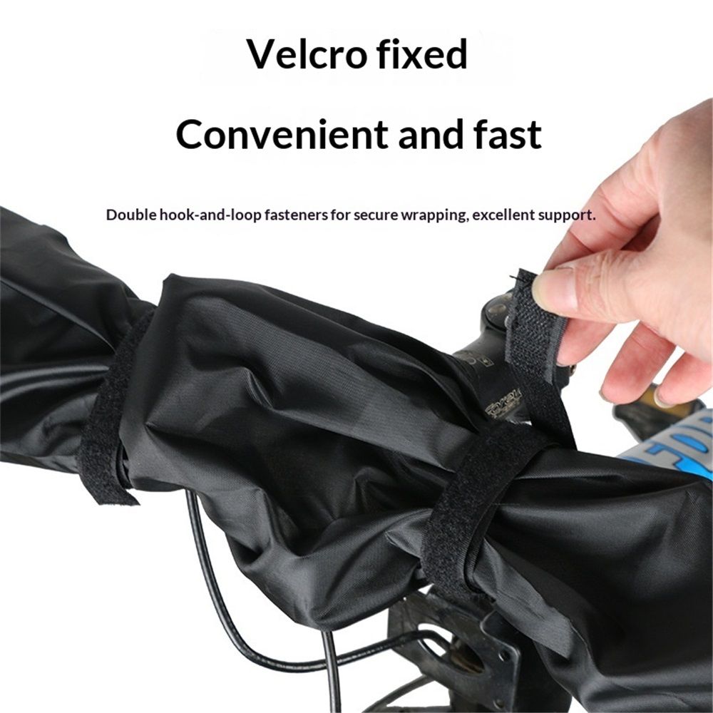 Bike Handlebar Protector Cover Dustproof Waterproof Handle Bar Cover Universal E-Bike Handlebar Cover Handle Bar Maintenance Cover for Road Bike Cycling — image 5