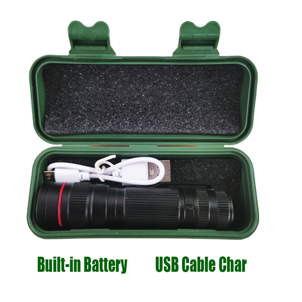 2x Mini Tactical Flashlight Small LED Torch 3 Mode Super Bright Light Clip Lamp — image 5