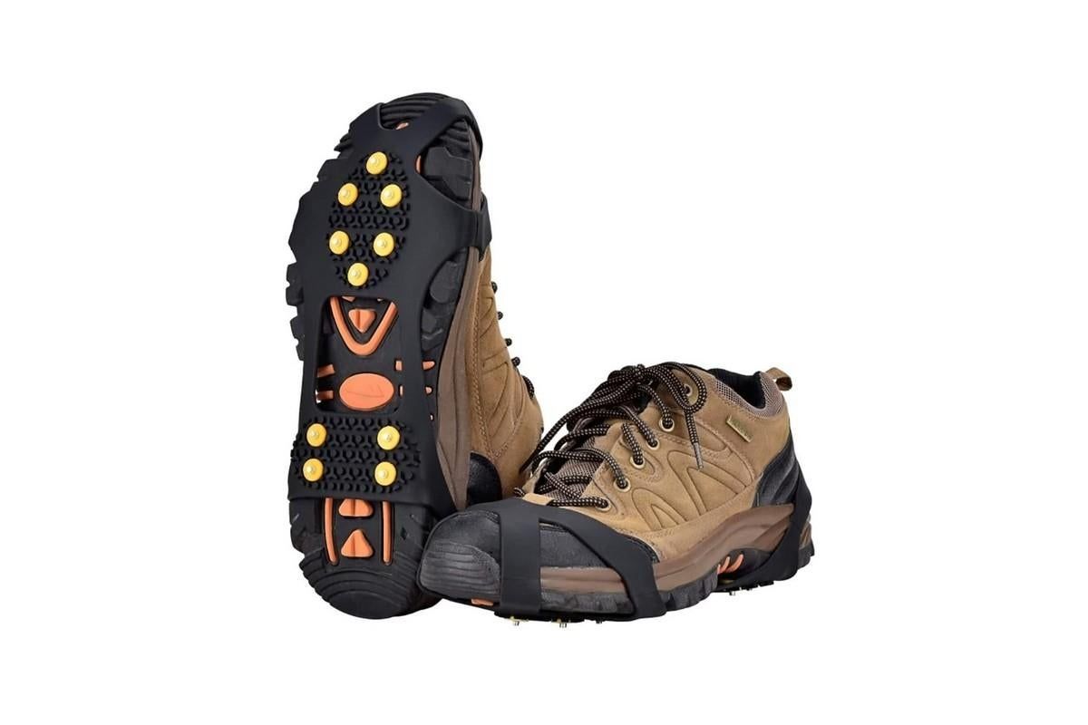 Ice Cleats Crampons Snow Shoe Spikes Grips Anti-Slip for Shoes Boots -L โ image 5