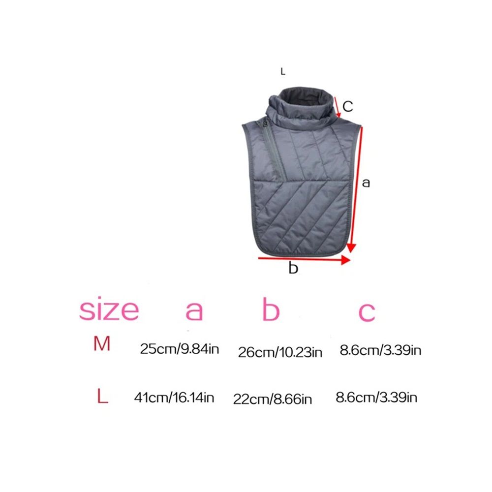 Waterproof Neck Warmer Motorcycle Winter Thermal Neck Scarf Face Mask Windproof Cycling Balaclava for Men and Women(Black)L — image 5