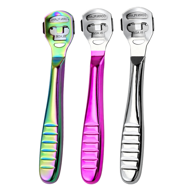 2-Pack Stainless Steel Foot Planer and Callus Remover - Professional Pedicure Tool for Dead Skin and Hard Calluses (Sliver) โ image 6