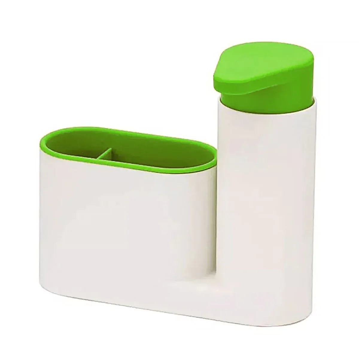 2/3 in 1 Soap Dispenser Organizer Hand Sanitizer Detergent Holder Bathroom Rack - 3-Green — image 4