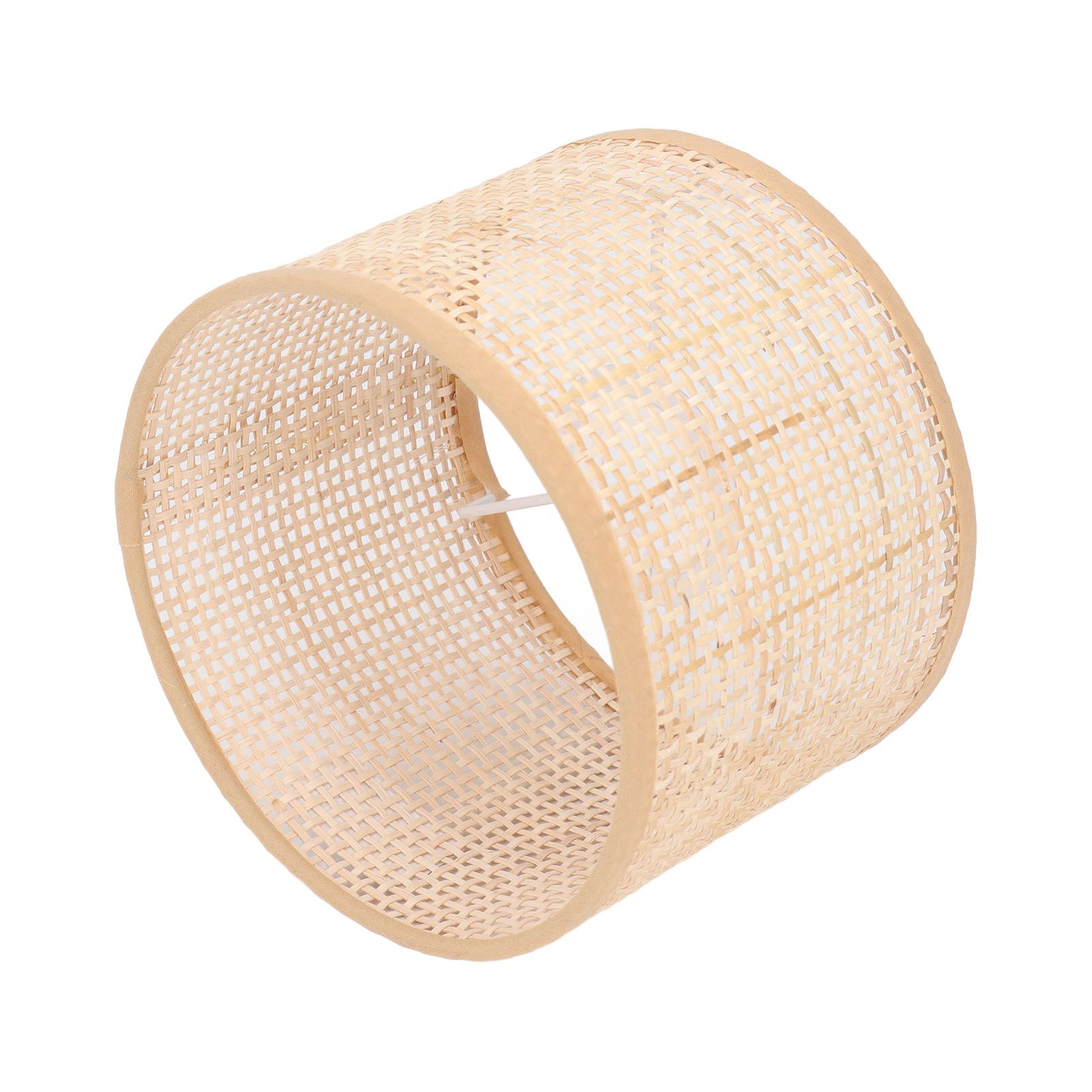 Rattan Lamp Shade Replacement Woven Basket Chandelier Vintage Hanging Table Floor Light Cover E27 E14 โ image 4