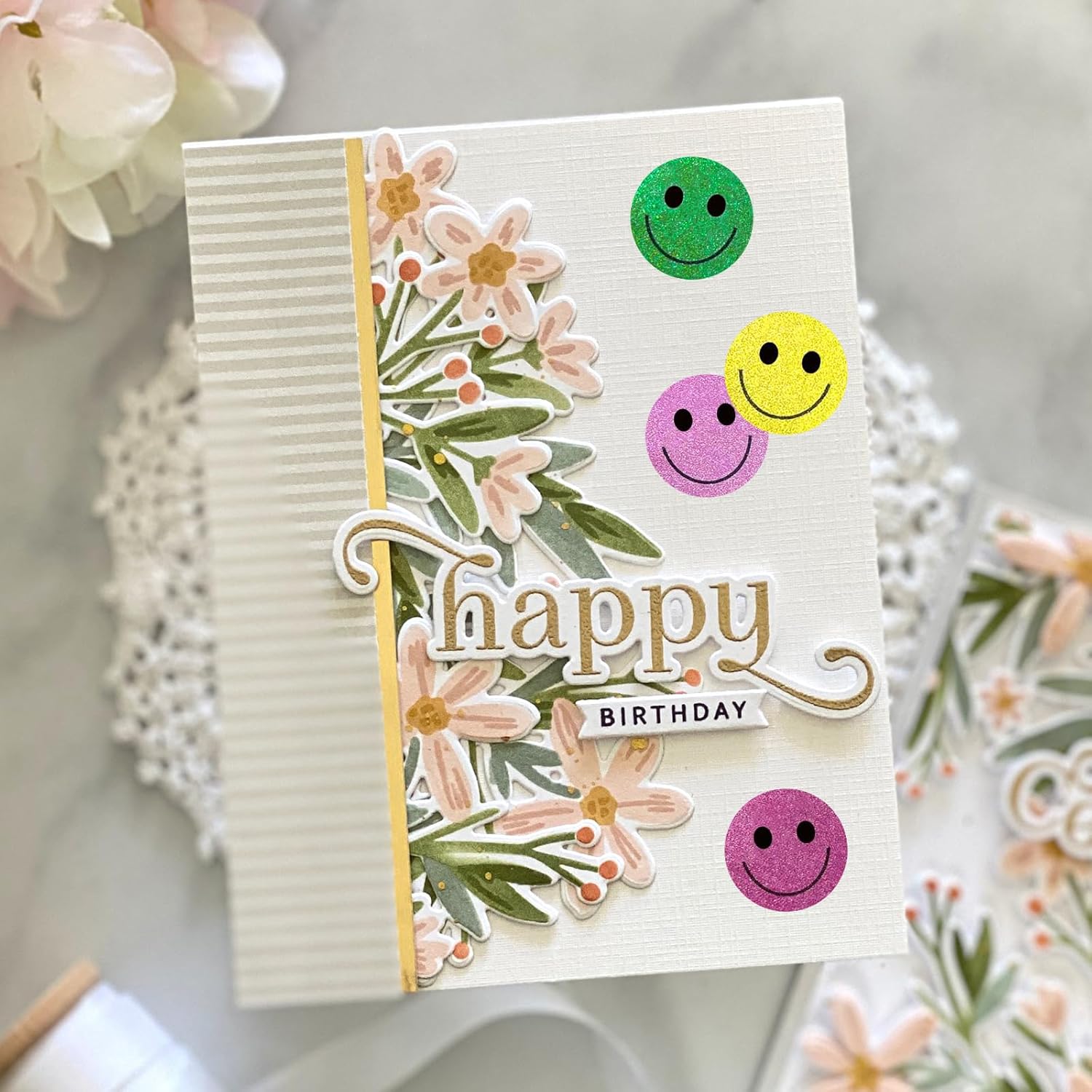 Smiley Face Stickers - Happy Face Stickers 500Pcs 1Inch Glitter Smiley Sticker Roll Cute Reward Sticker for Kids Classroom Self Adhesive Positive Incentive — image 6