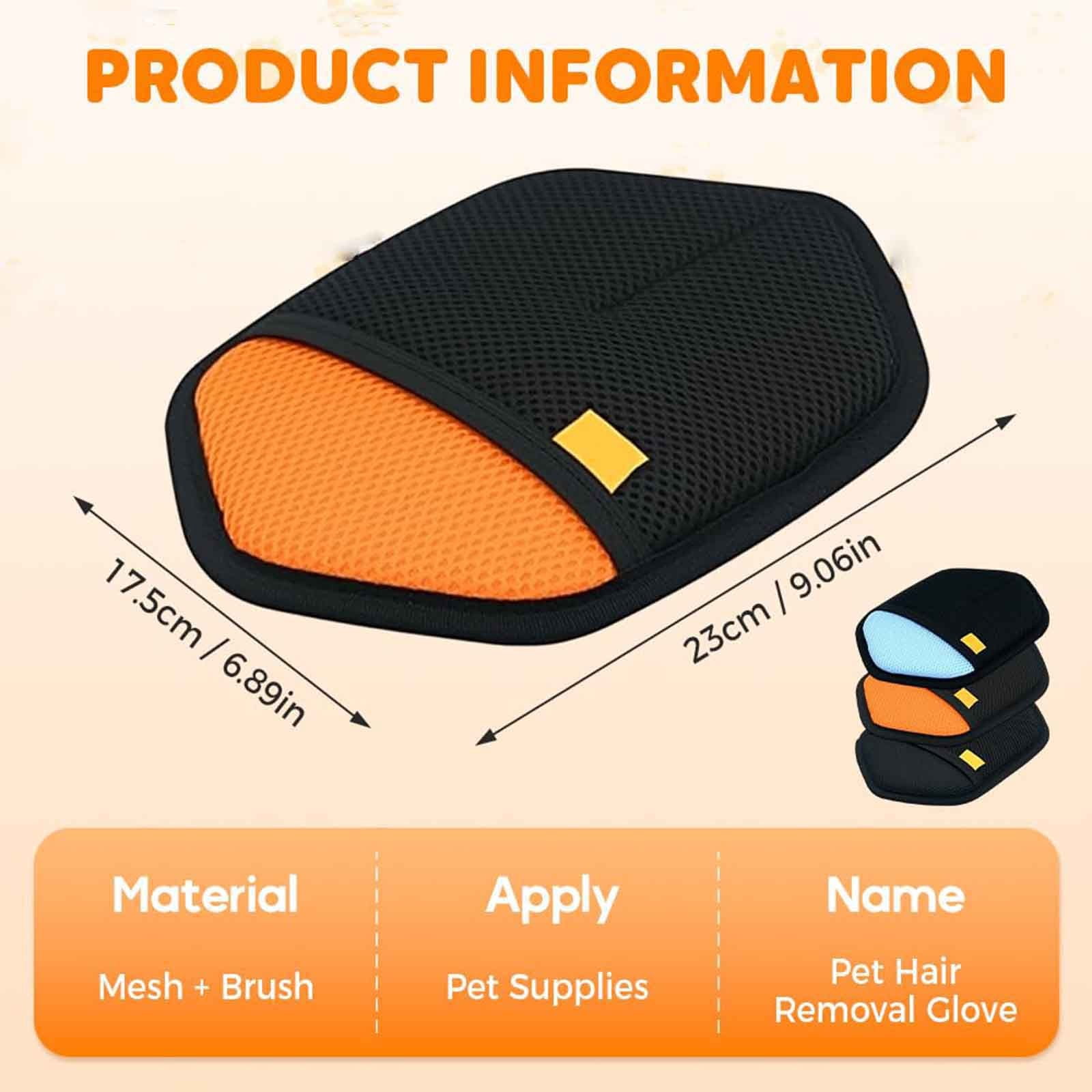 Pet Static Electricity Hair Removal Gloves Pet Remover 2026 New Electrostatic Pet Removal Gloves for Dogs Thickened Brush Reusable Washable Pet Remover Glove — image 3