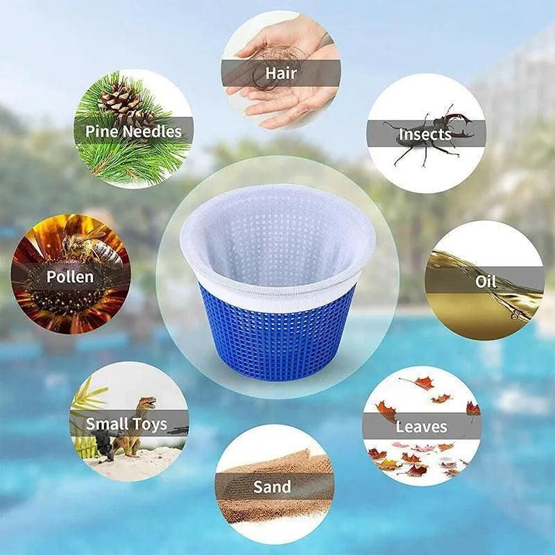 Pool Skimmer Socks for Filter Basket Debris Net Bags 5 to 30 Pieces - 5PCS — image 4