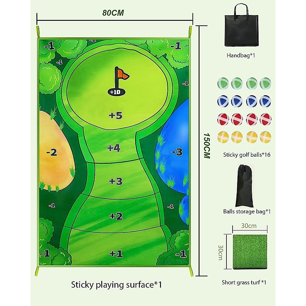 Casual Indoor Golf Putting Practice Set Golf Party Game Mats — image 6
