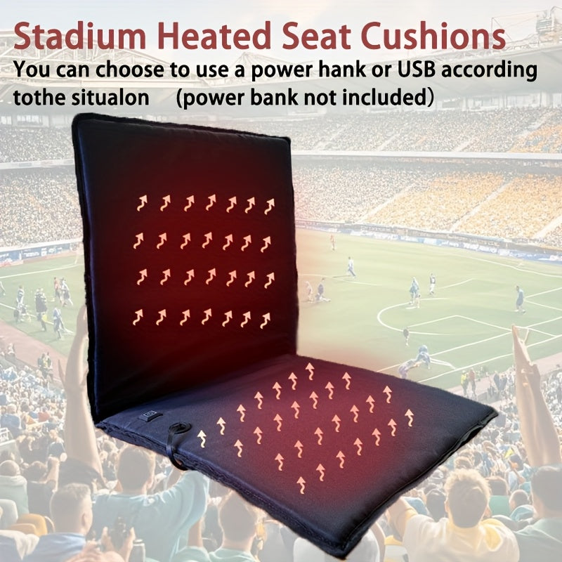 Portable Heated Foldable Seat Cushion with USB Power — image 3