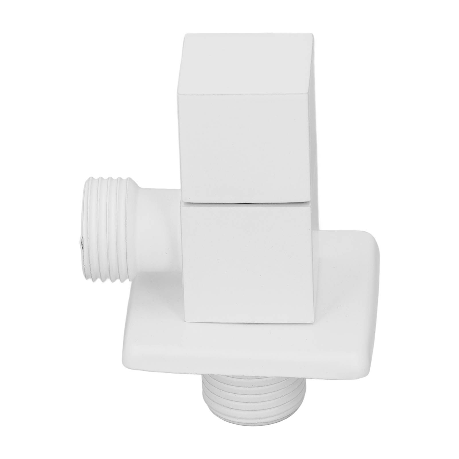 1/2in Water Outlet Valve Thicken Copper 1 in 2 Out Hot Cold Water Diverter Valve for Home White โ image 4