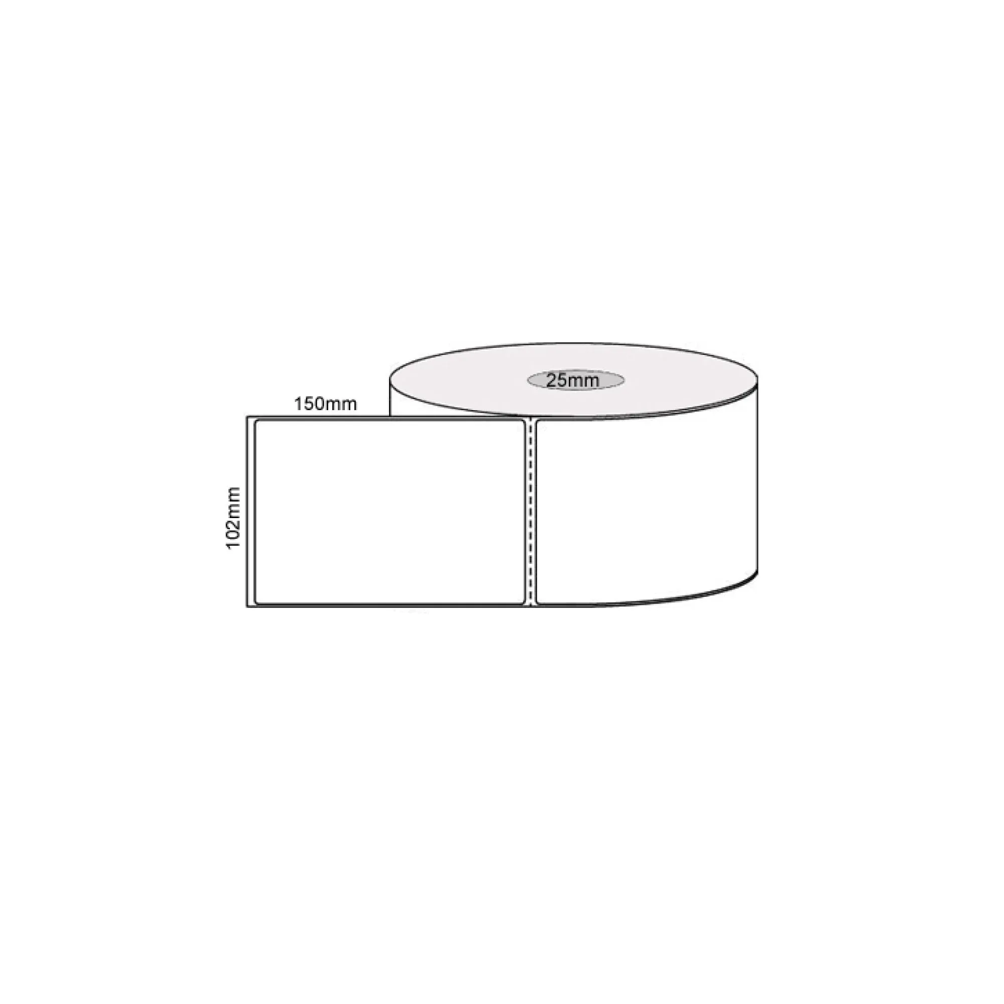 10 Rolls x 400 Label Stickers 102x150mm - Direct Thermal White Shipping Labels โ image 3