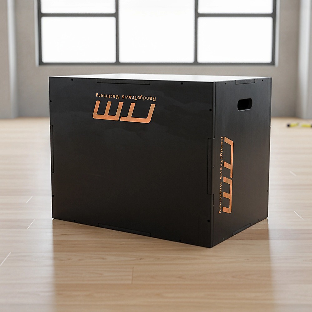 3 IN 1 Black Wood Plyo Games Plyometric Jump Box — image 2