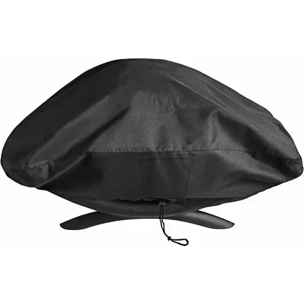 600D Waterproof Grill Cover with UV Protection for Weber Q100, Q1000, Q1200, Q1400 and Baby Q Portable Gas Grills, Black