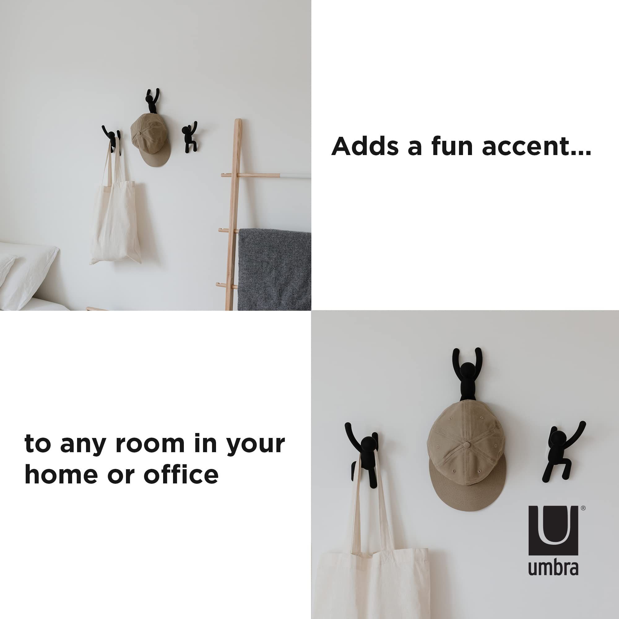 3pcs Wall Hooks – Decorative Wall Mounted Coat Hooks for Hanging Coats, Scarves, Bags, Purses, Backpacks — image 3