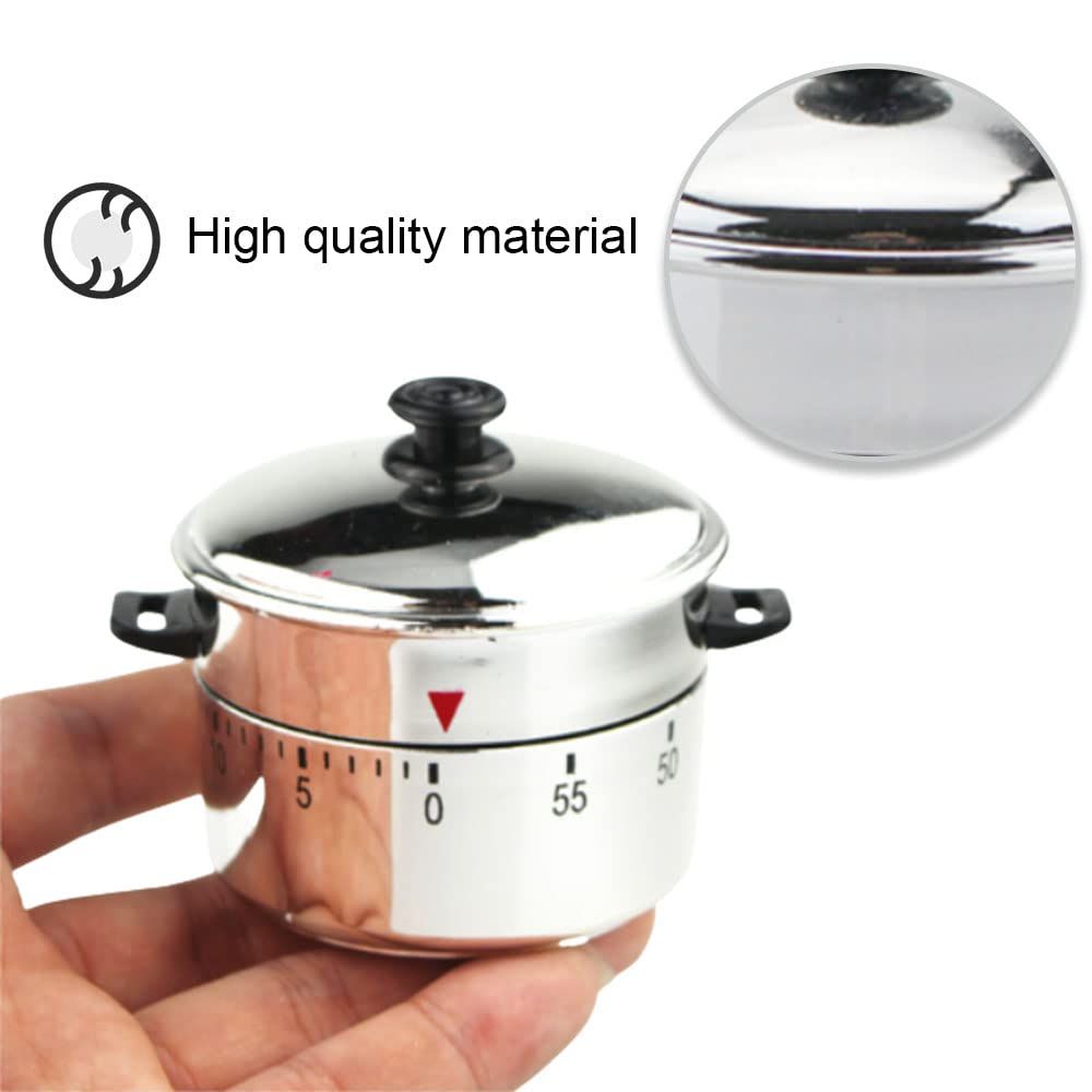 Kitchen Timer Pressure Cooker Shape Time Manager 60 Minute Wind Up Mechanical Timer for Home Kitchen Cooking Baking — image 3