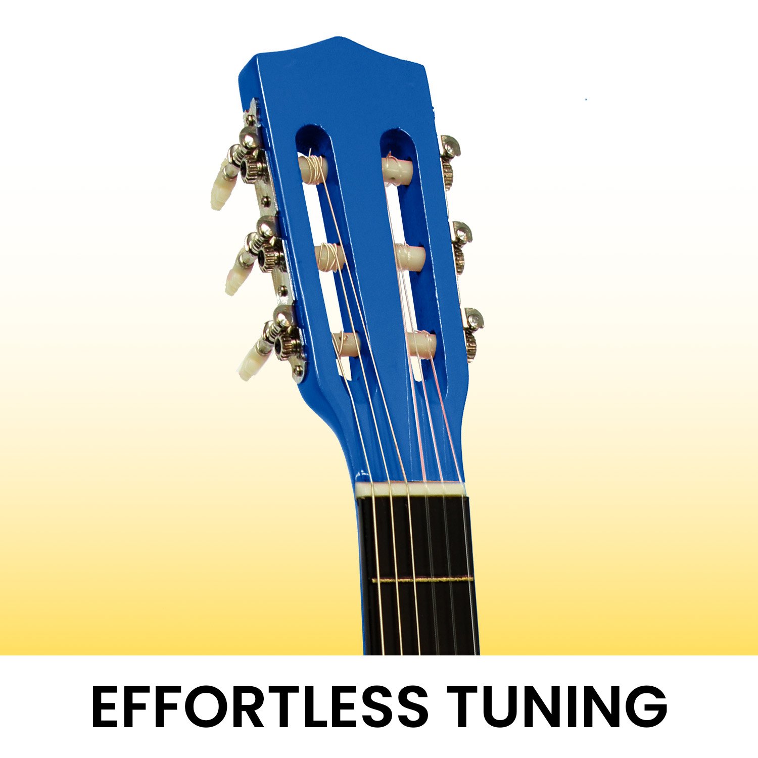 Karrera 34in Acoustic Children no cut Guitar - Blue — image 5