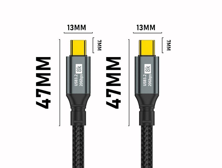 OXHORN CB-CC-322 USB C 3.2 Gen 2x2 Cable 2m — image 5