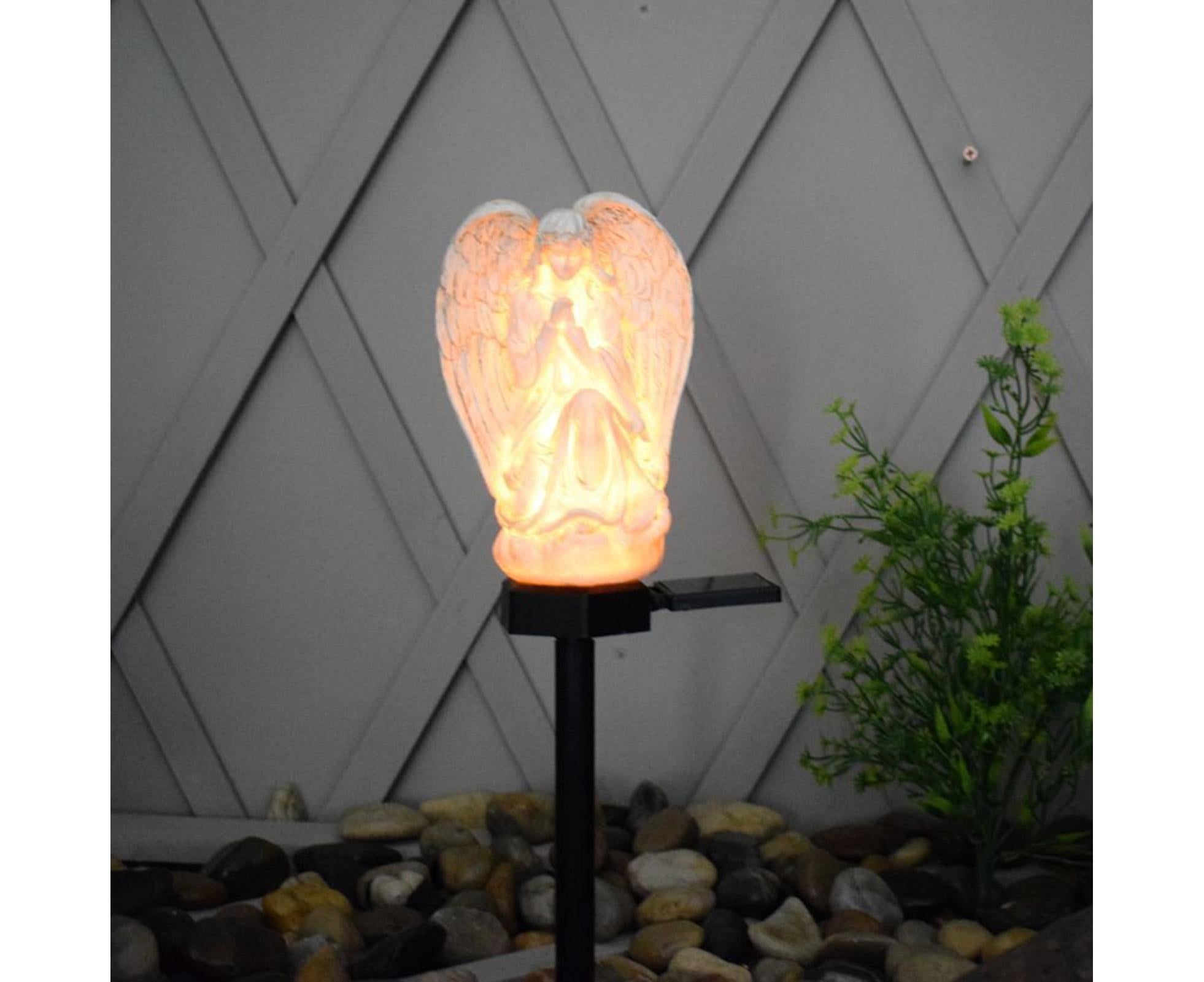 Solar Angel Stake Light Garden Decor - A โ image 4