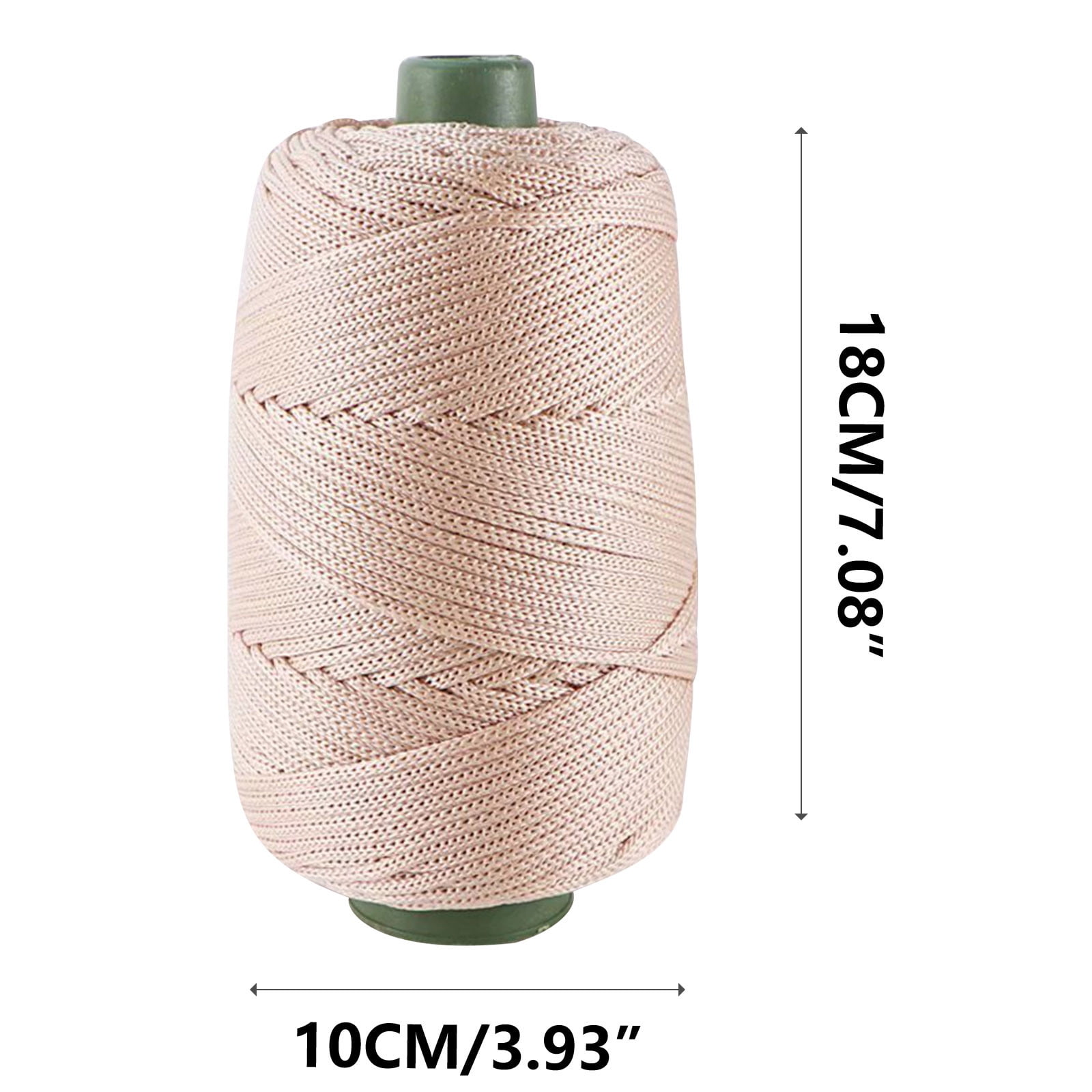 32 Colors Macrame Cotton Cord 200g/7.05oz,100% Natural Handmade 4 Strands Twisted Cotton Rope Polyester Thread Spools for Wall Hanging Plants Hangers Gift — image 3