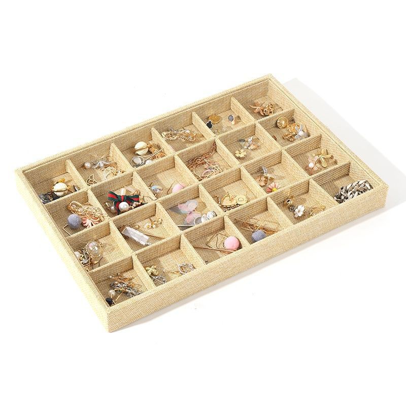 Earrings Ring Display Holder Jewelry Display Case Earring Organizer Storage Box Bracelet Necklace Plate — image 4