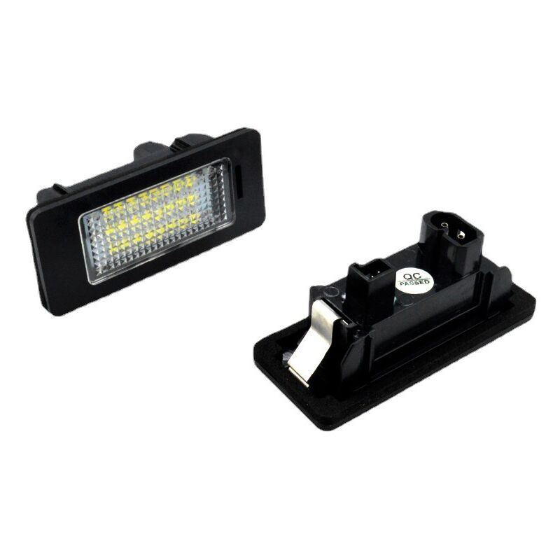 2 pcs Car License Plate Light For B Mw 1 3 5 X Series Error Free 2W 24 LED White Rear Number Plate Light Direct — image 2