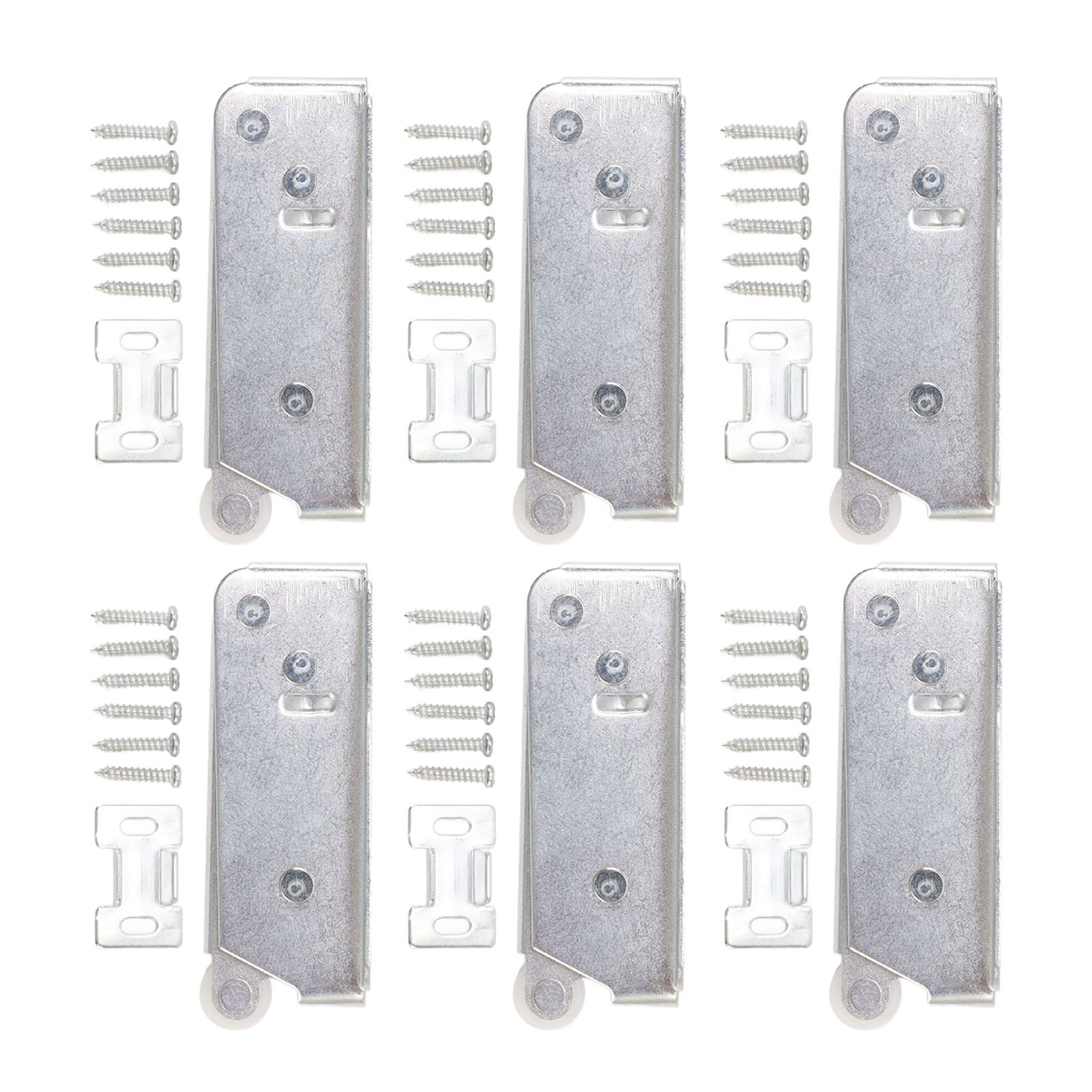 6Pcs Spring Latch Mini Door Push Release Latch Light Weight Push to Open Door Latch for Cabinet Door โ image 2