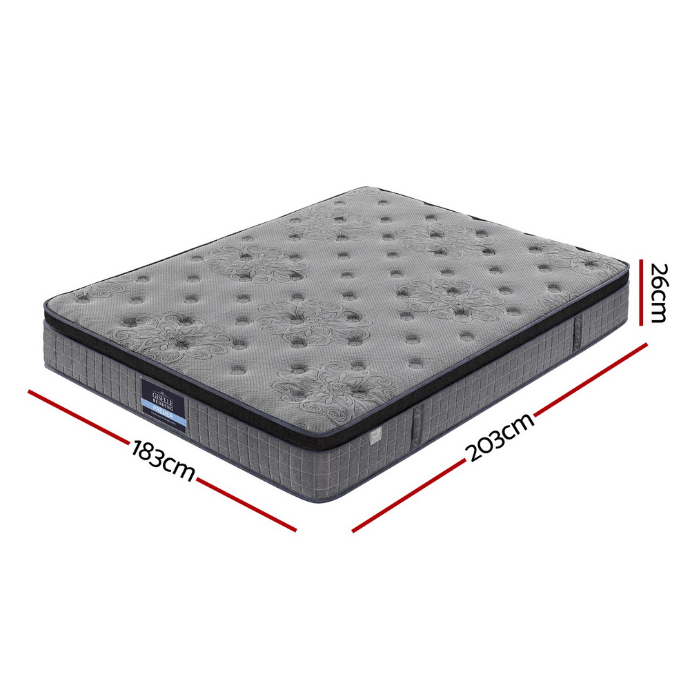 26cm Giselle Mattress King Latex Foam Mattresses — image 3