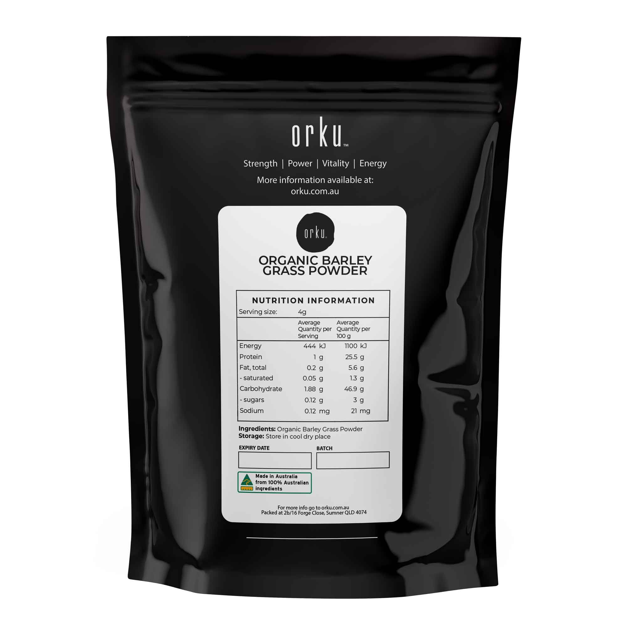 2Kg Organic Barley Grass Powder Hordeum Vulgare Leaf Superfood Supplement — image 2