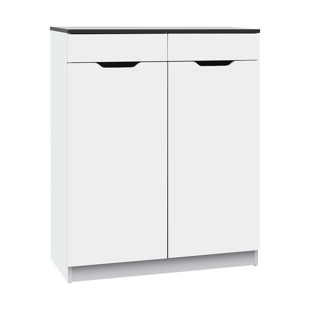 Artiss Shoe Rack Cabinet 30 Pairs White Eve โ image 3
