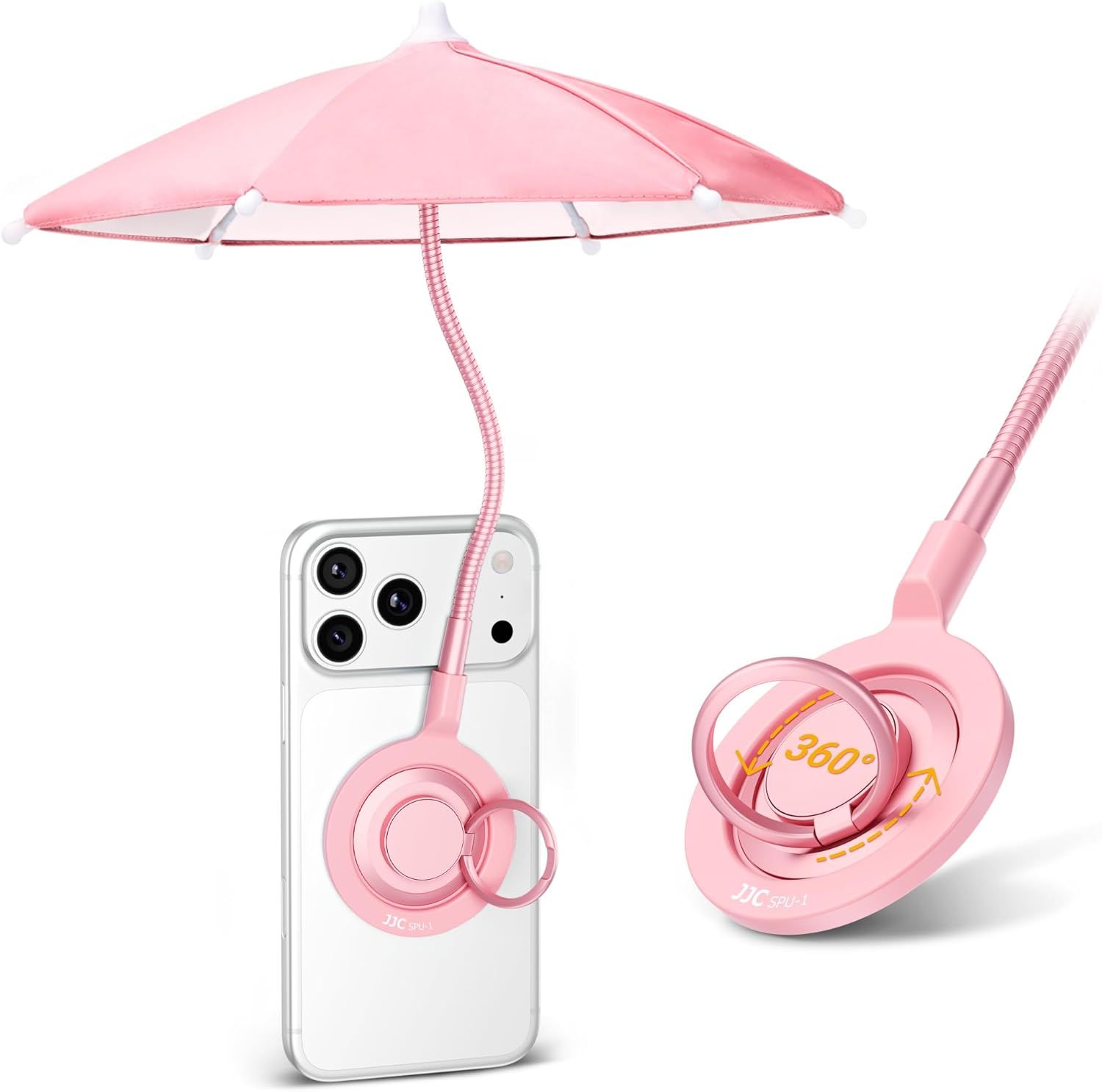 Phone Umbrella for Sun, Magnetic Cellphone SunShade Shield Umbrella, Universal Phone Sun Blocker Cover Visor for Beach Pool Accessories Travel — image 2