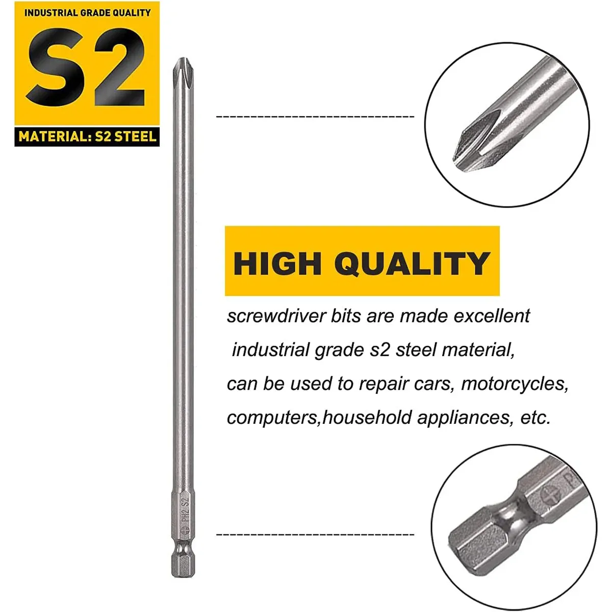 30Pcs 150mm Screwdriver Bit Set Power Tool Accessory Kit For Home Repair Use โ image 5