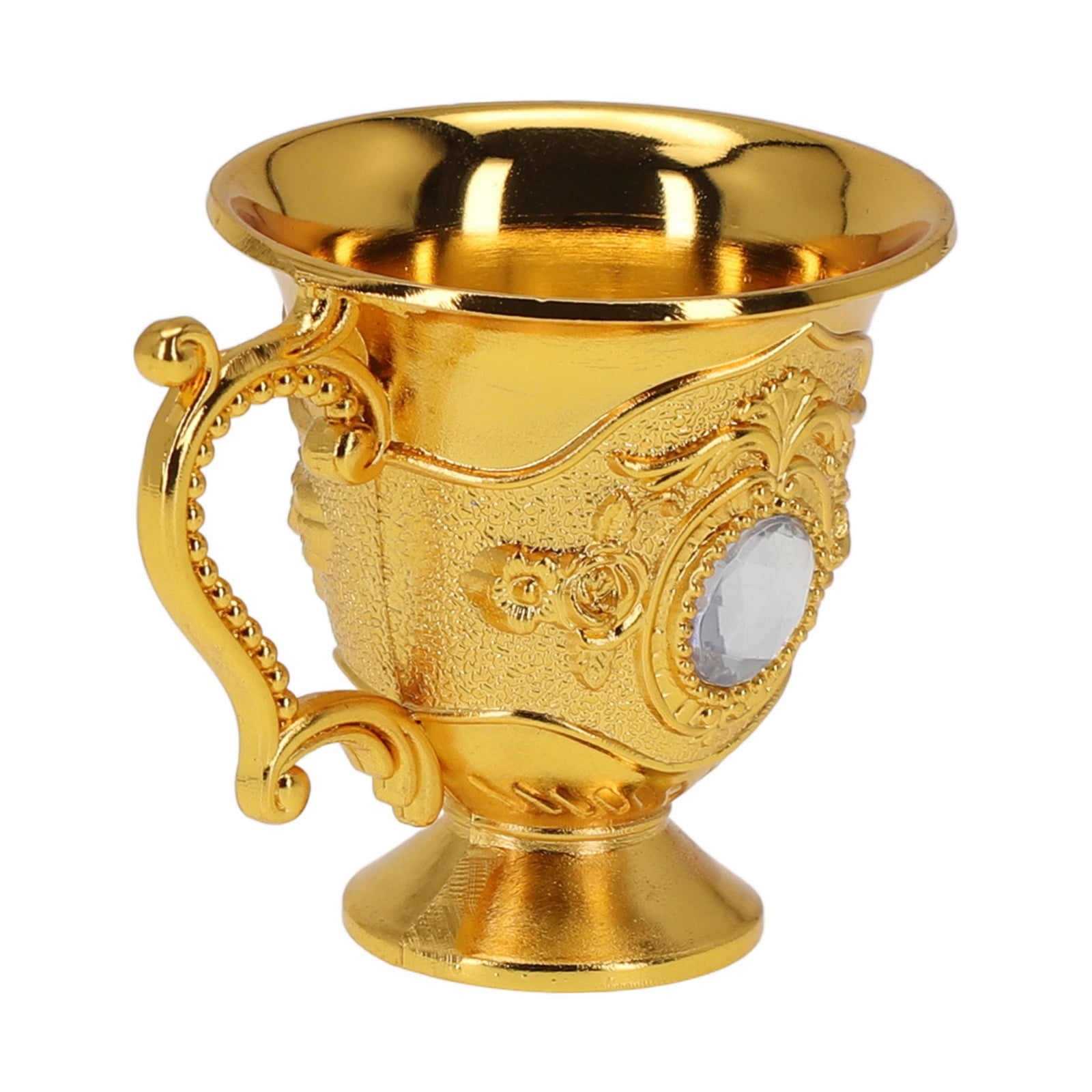Decorative Tea Cup European Style Coffee Mug Metal Wine Drinking Cups Bar Party Gold YIWEI — image 5