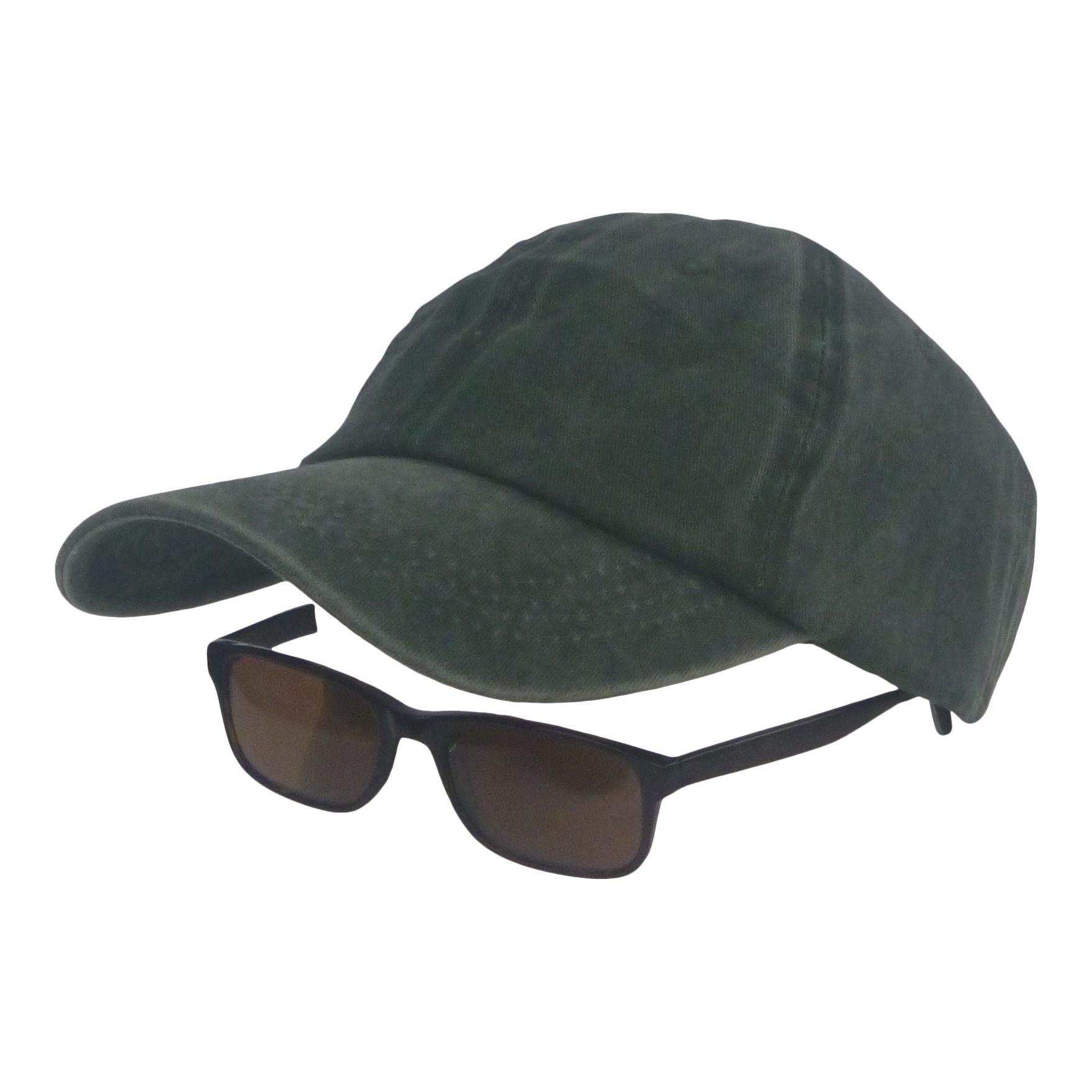 BSTC 6-Panel Baseball Cap, Distressed Cotton, Green โ image 2